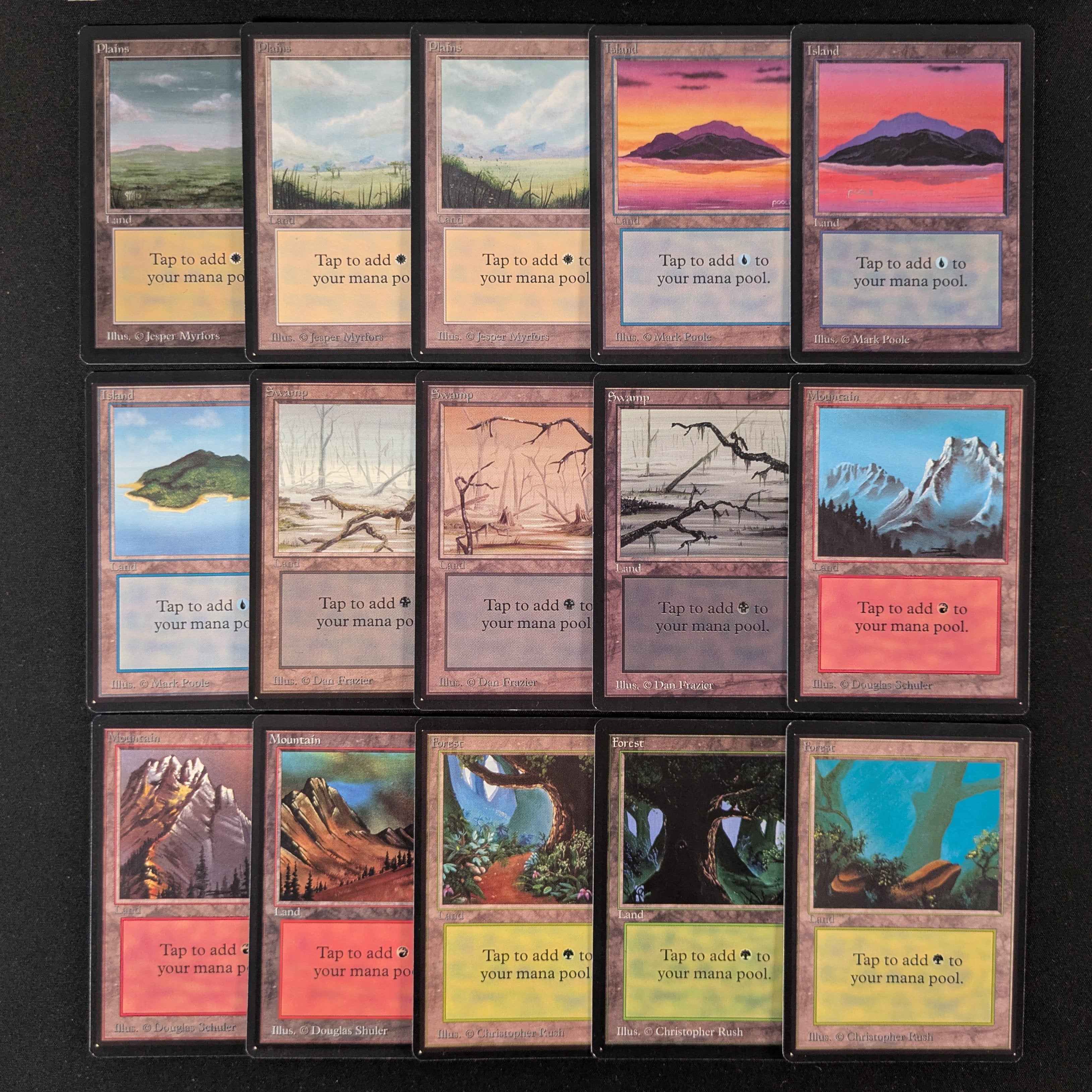 MTG Singles - Basic Land Set - Beta - NM - 