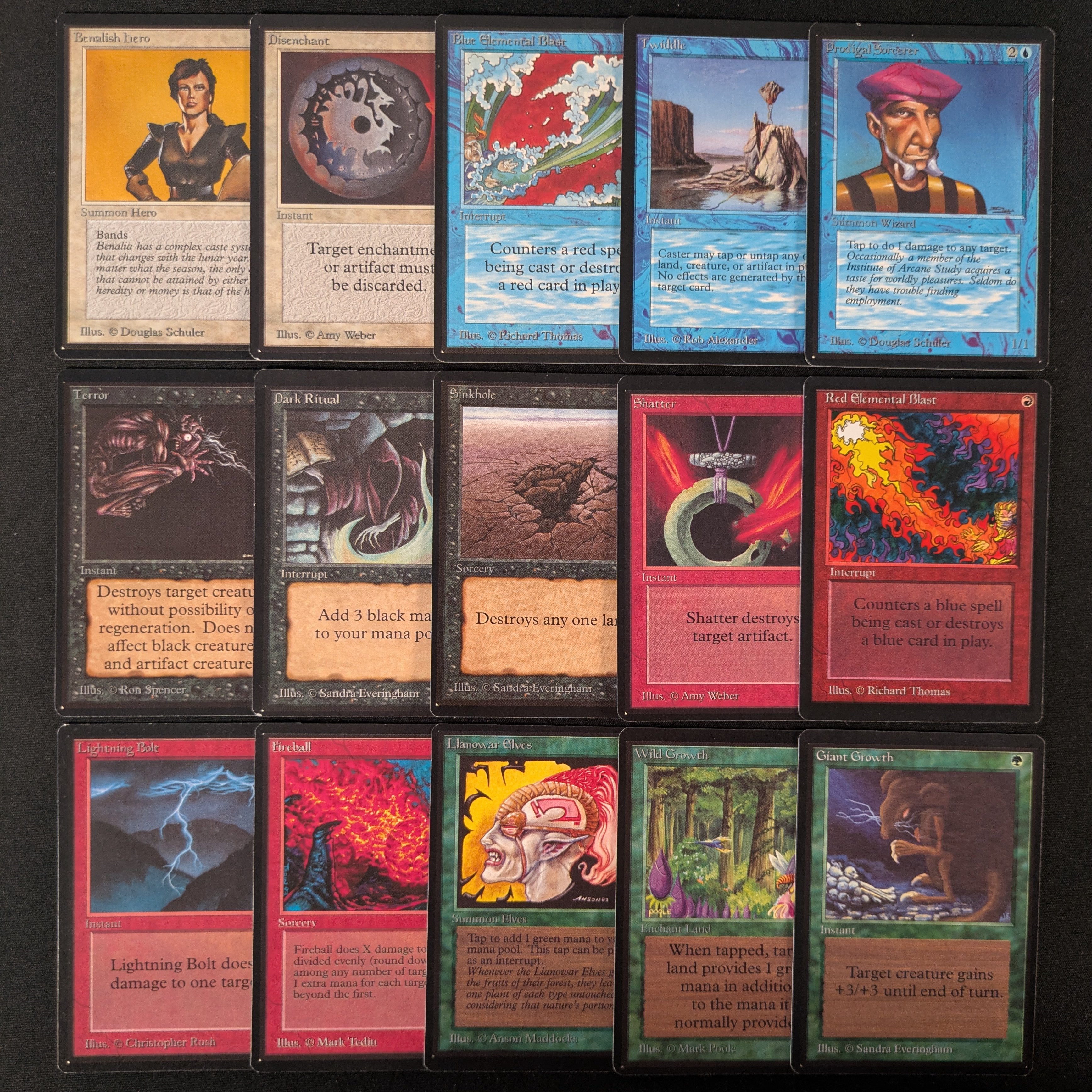 MTG Singles - Common Set - Beta - NM - 