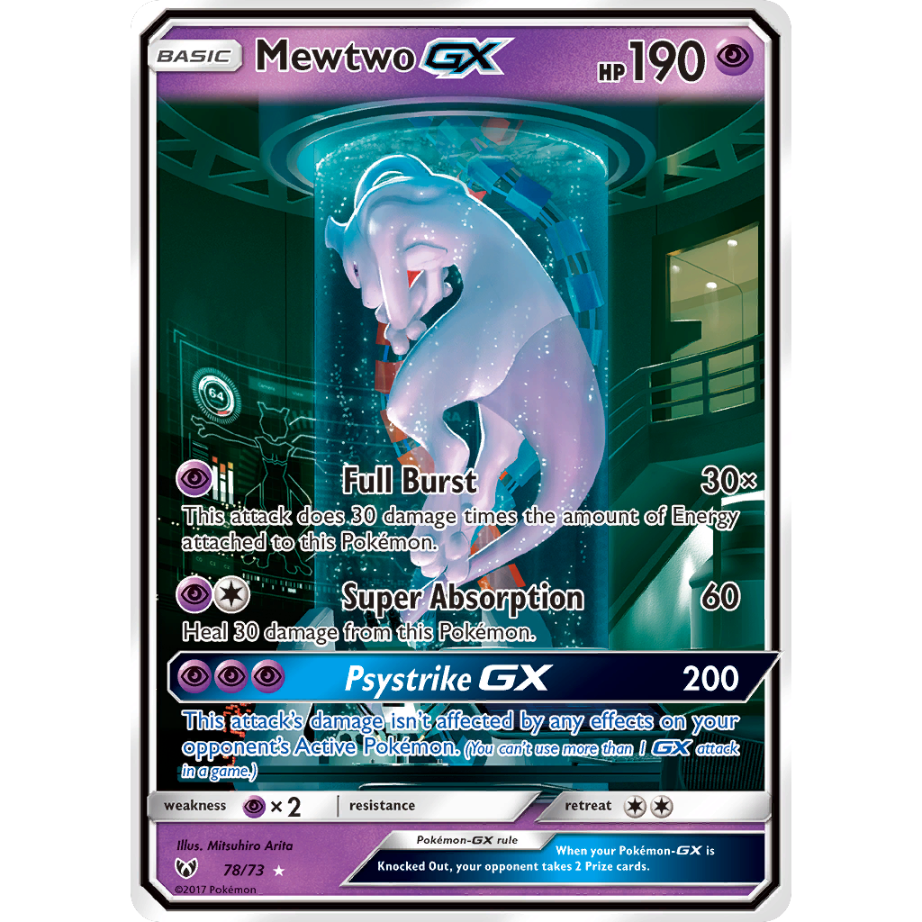PTCG Singles - Mewtwo GX (SLG 78) - Shining Legends - 