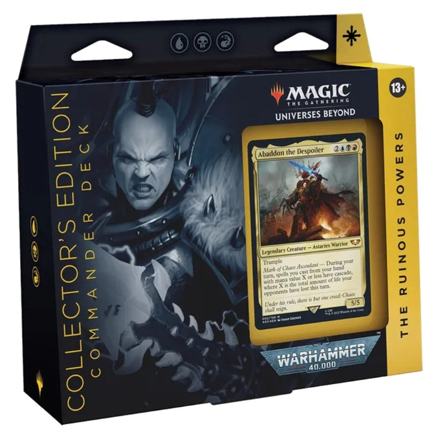 MTG Sealed Product - Warhammer 40000 Commander Deck The Ruinous Powers Collectors Edition - 