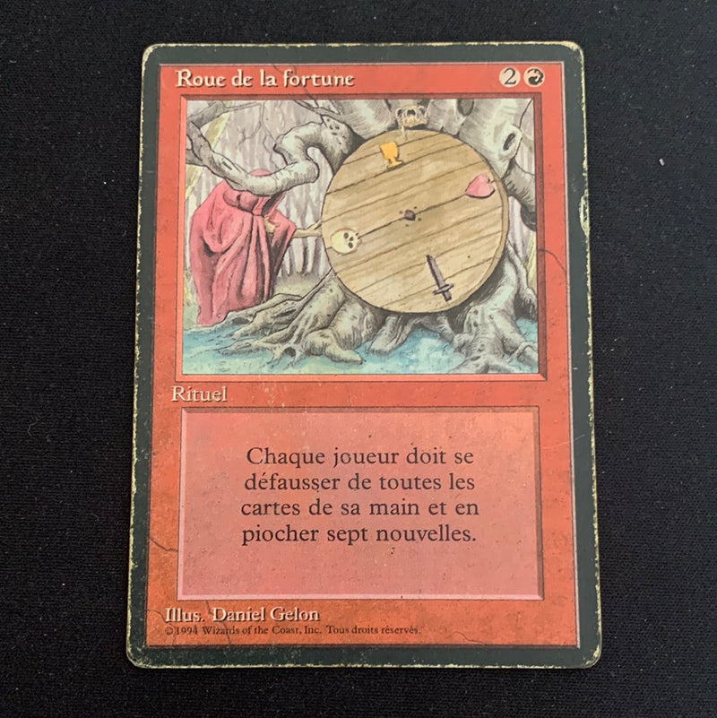 Wheel of Fortune - Foreign Black Bordered - French