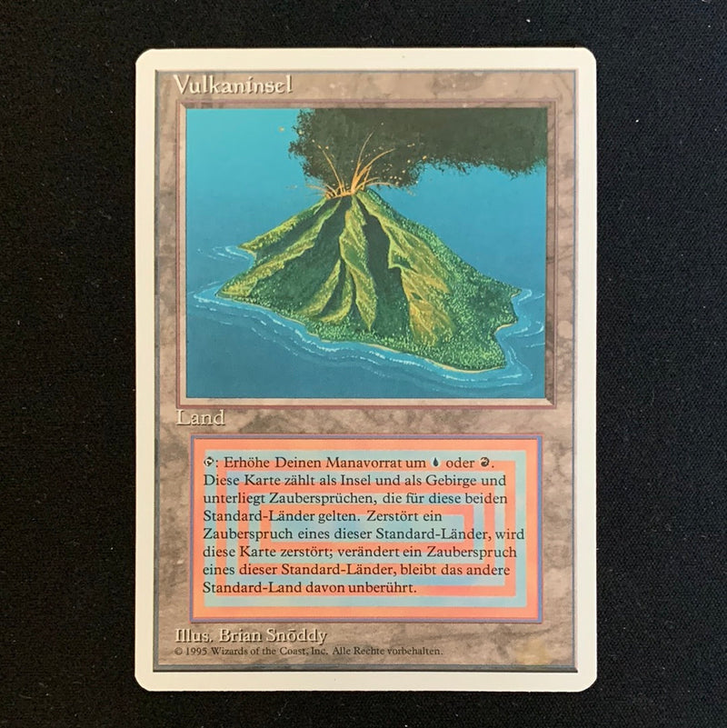 Volcanic Island - Foreign White Bordered - German