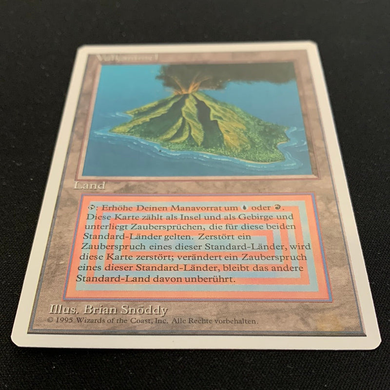 Volcanic Island - Foreign White Bordered - German