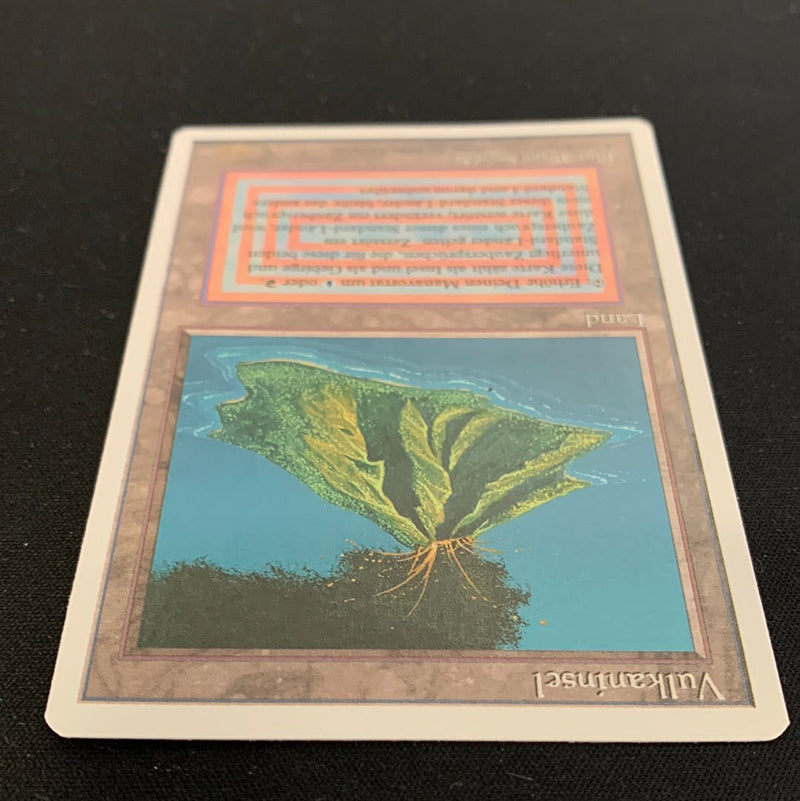 Volcanic Island - Foreign White Bordered - German