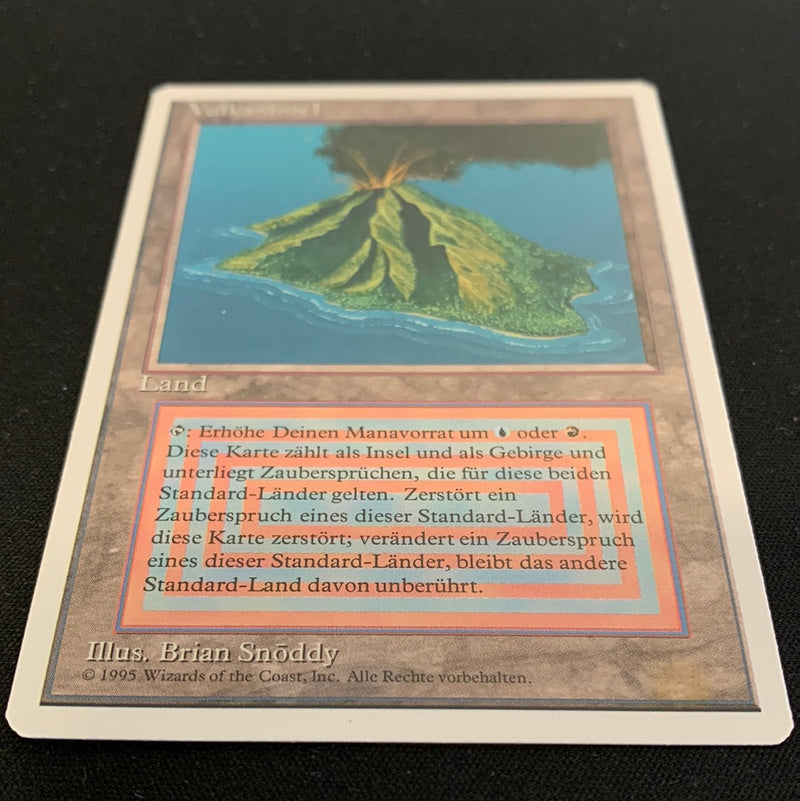 Volcanic Island - Foreign White Bordered - German