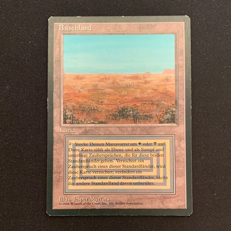 Scrubland - Foreign Black Bordered - German