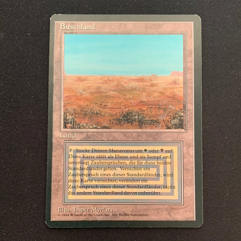 Scrubland - Foreign Black Bordered - German