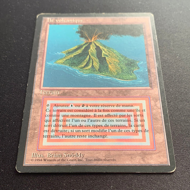 Volcanic Island - Foreign Black Bordered - French