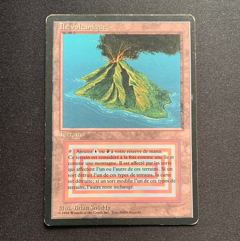 Volcanic Island - Foreign Black Bordered - French