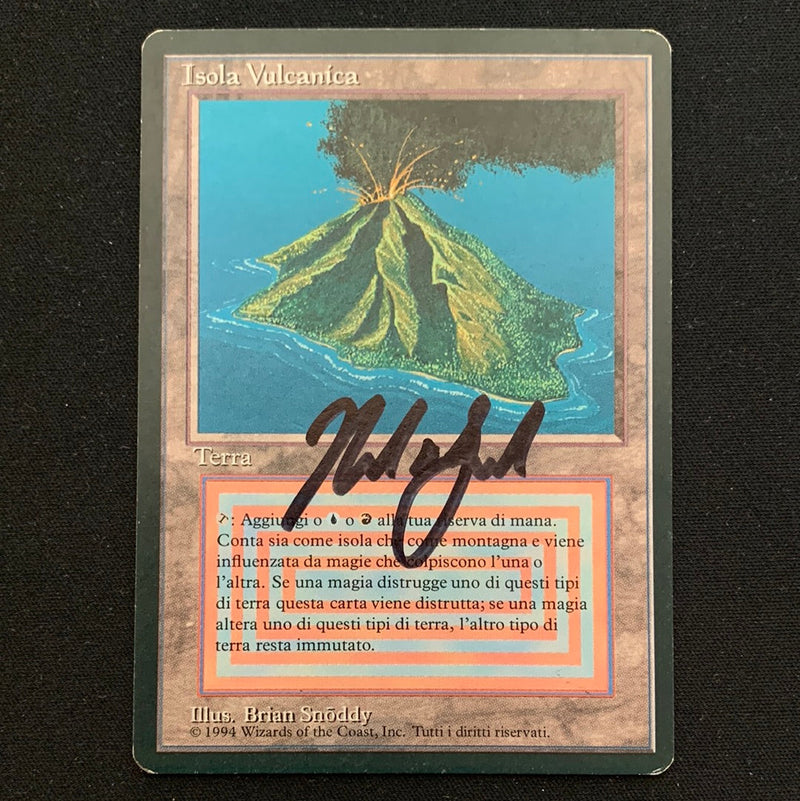 Volcanic Island - Foreign Black Bordered - Italian