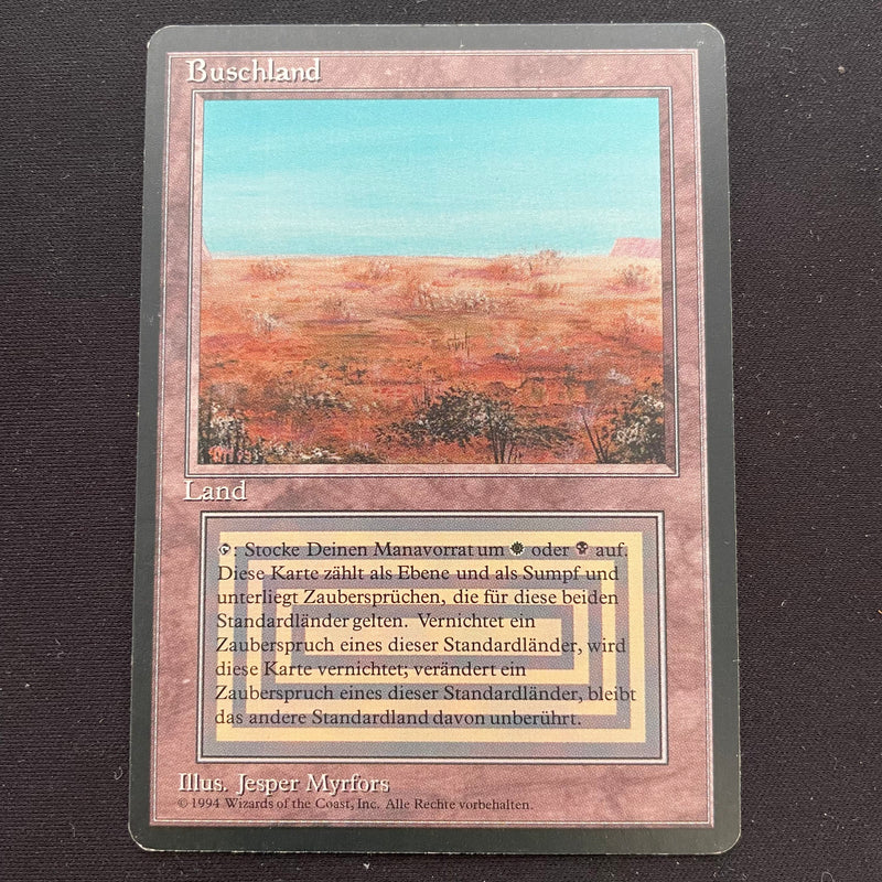 Scrubland - Foreign Black Bordered - German