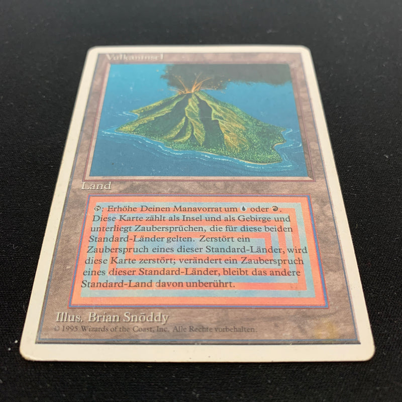 Volcanic Island - Foreign White Bordered - German