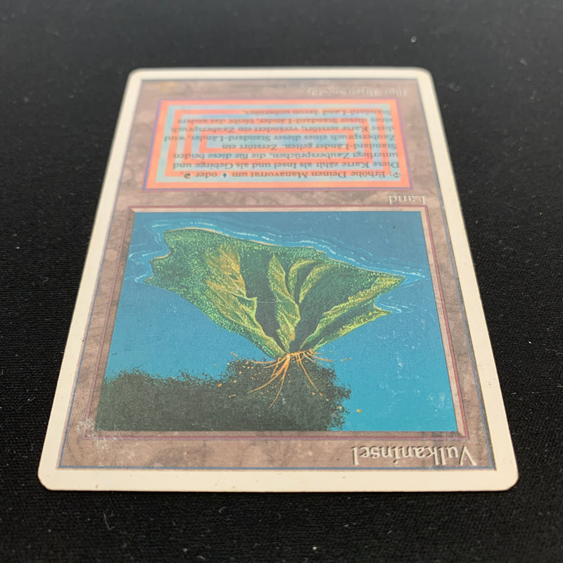 Volcanic Island - Foreign White Bordered - German