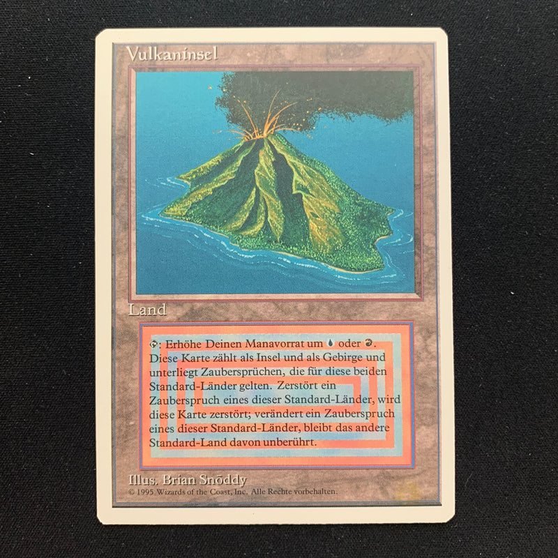 Volcanic Island - Foreign White Bordered - German