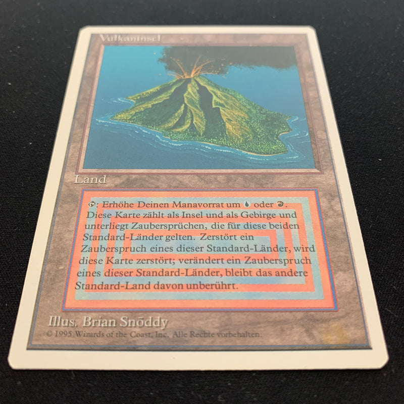 Volcanic Island - Foreign White Bordered - German