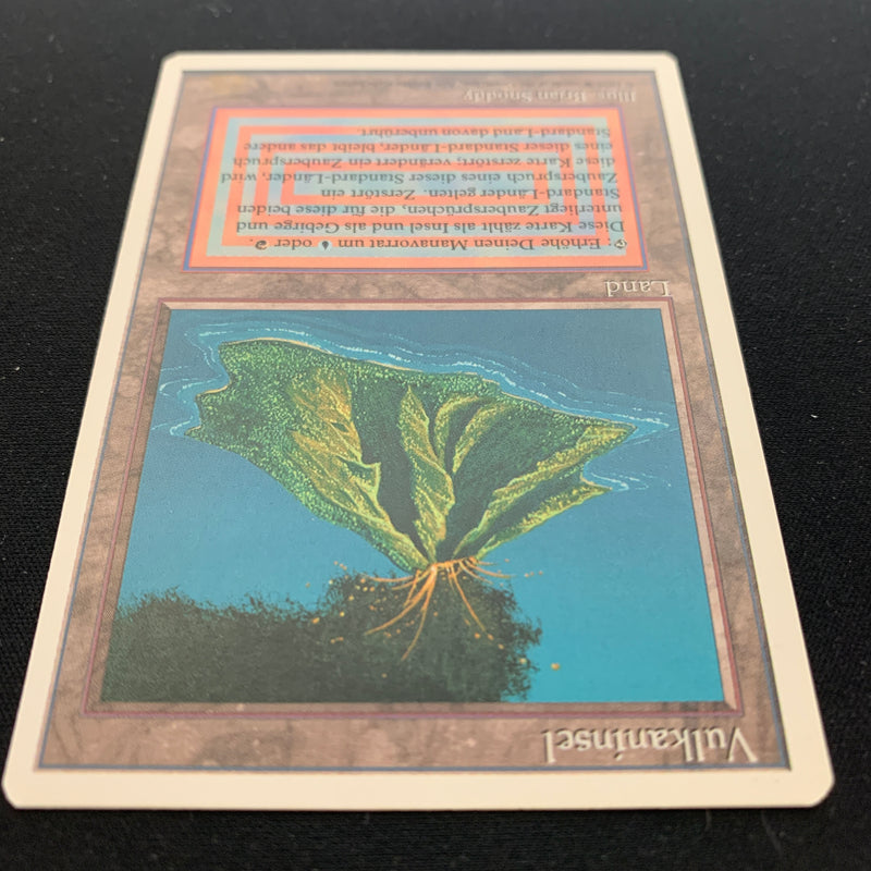 Volcanic Island - Foreign White Bordered - German