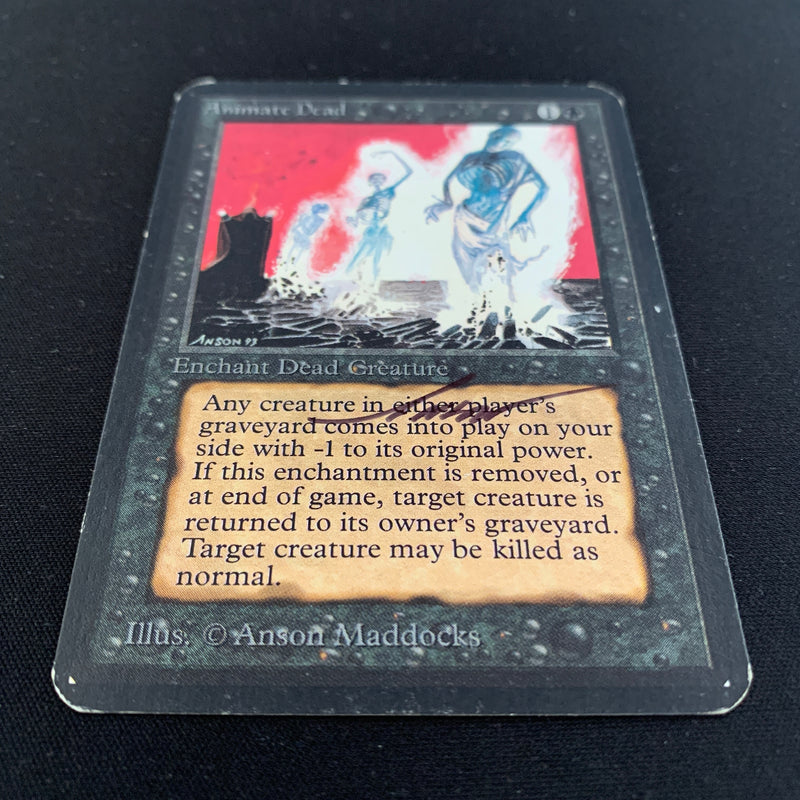 Magic the Gathering Animate Dead - Alpha 