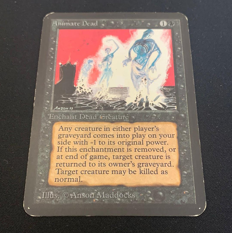 Magic the Gathering Animate Dead - Alpha 