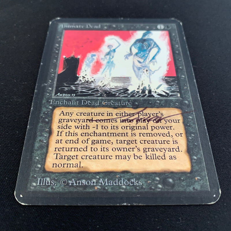 Magic the Gathering Animate Dead - Alpha 