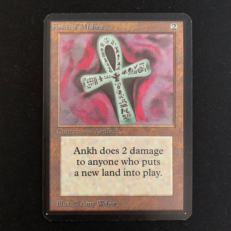 Magic the Gathering Ankh of Mishra - Alpha 