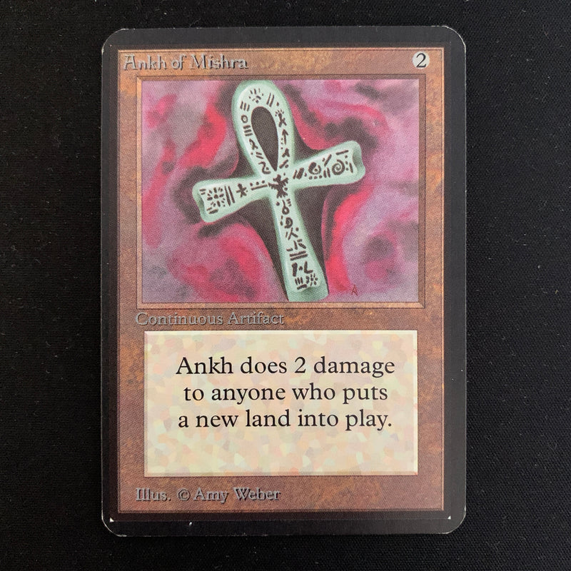 Magic the Gathering Ankh of Mishra - Alpha 