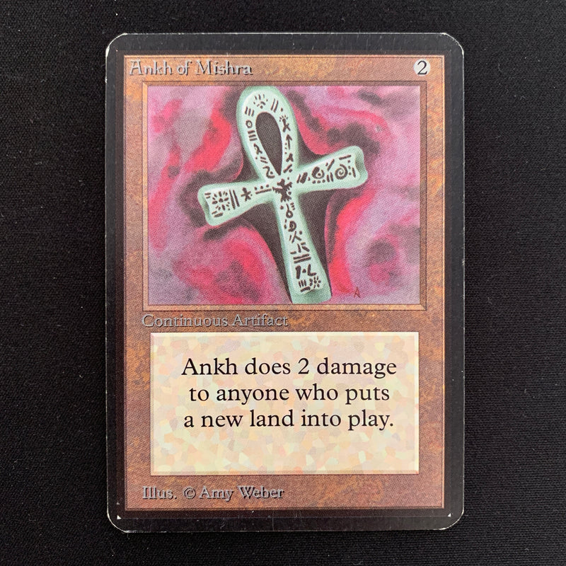 Magic the Gathering Ankh of Mishra - Alpha 