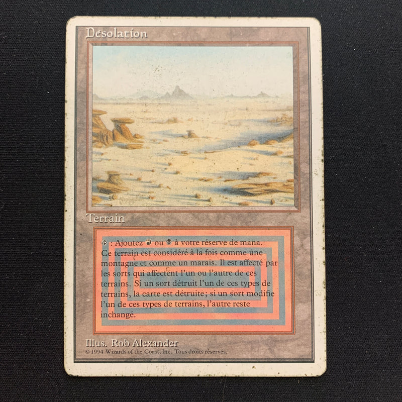 Magic the Gathering Badlands - Foreign White Bordered - French 