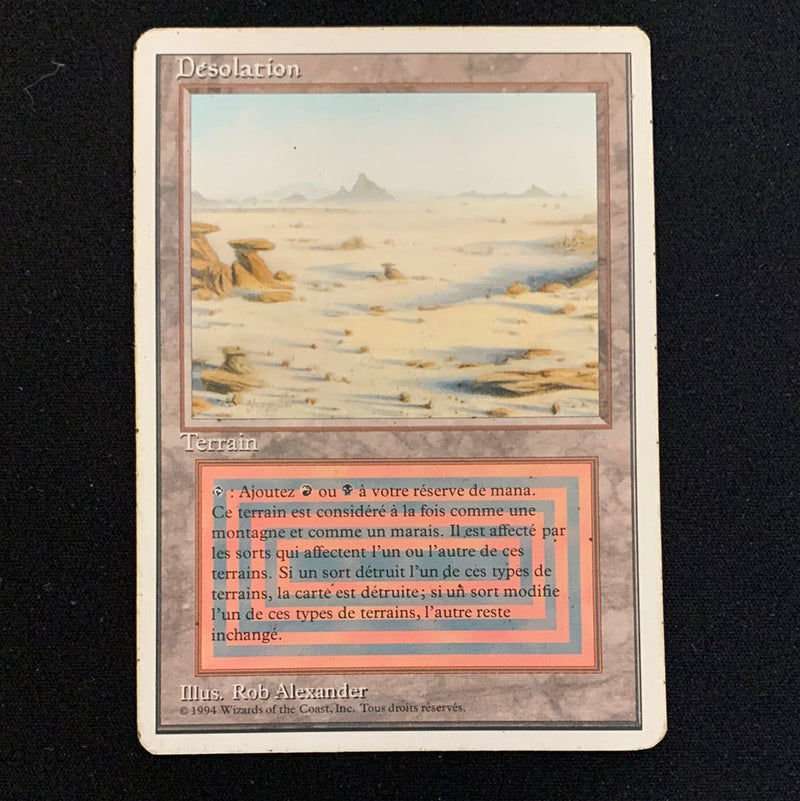 Magic the Gathering Badlands - Foreign White Bordered - French 