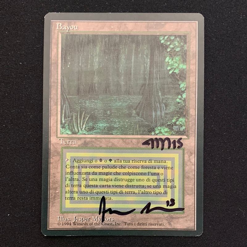 Magic the Gathering Bayou - Foreign Black Bordered - Italian 