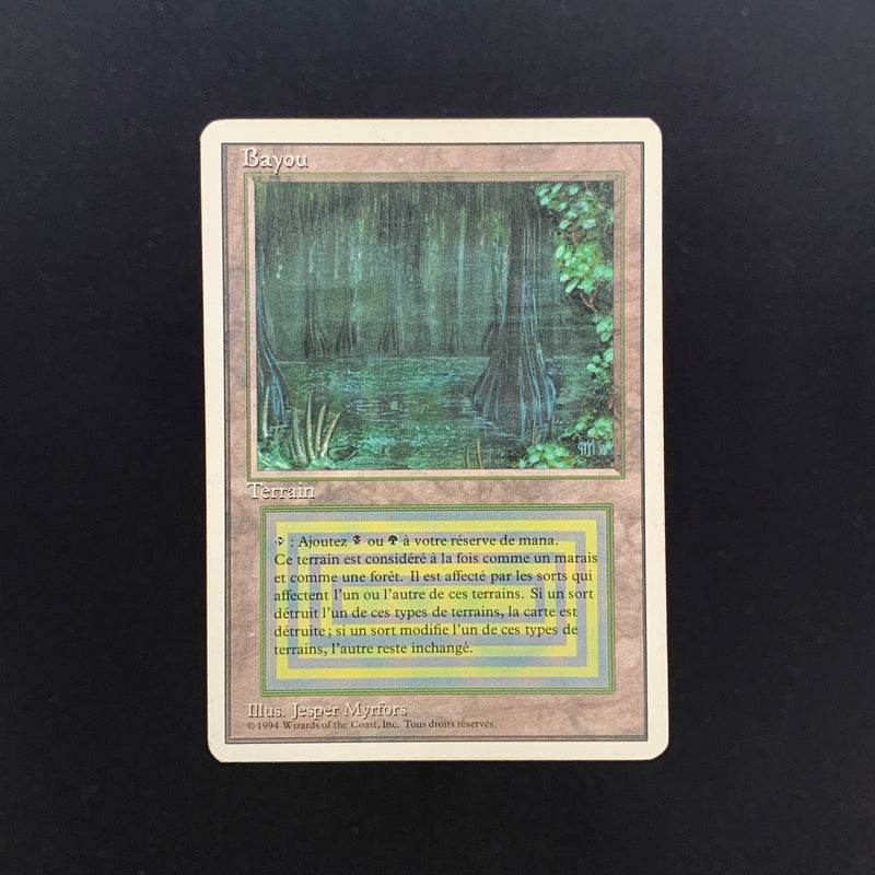 Magic the Gathering Bayou - Foreign White Bordered - French 