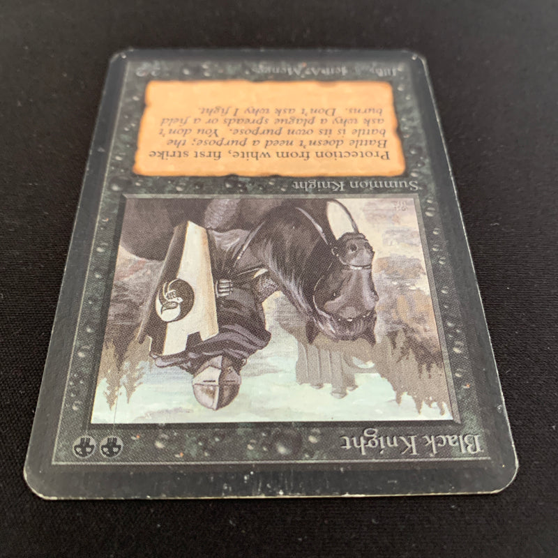 Magic the Gathering Black Knight - Alpha 