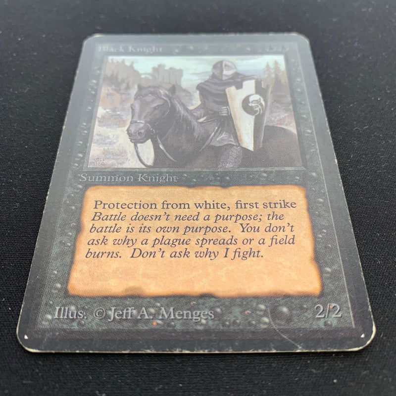 Magic the Gathering Black Knight - Alpha 