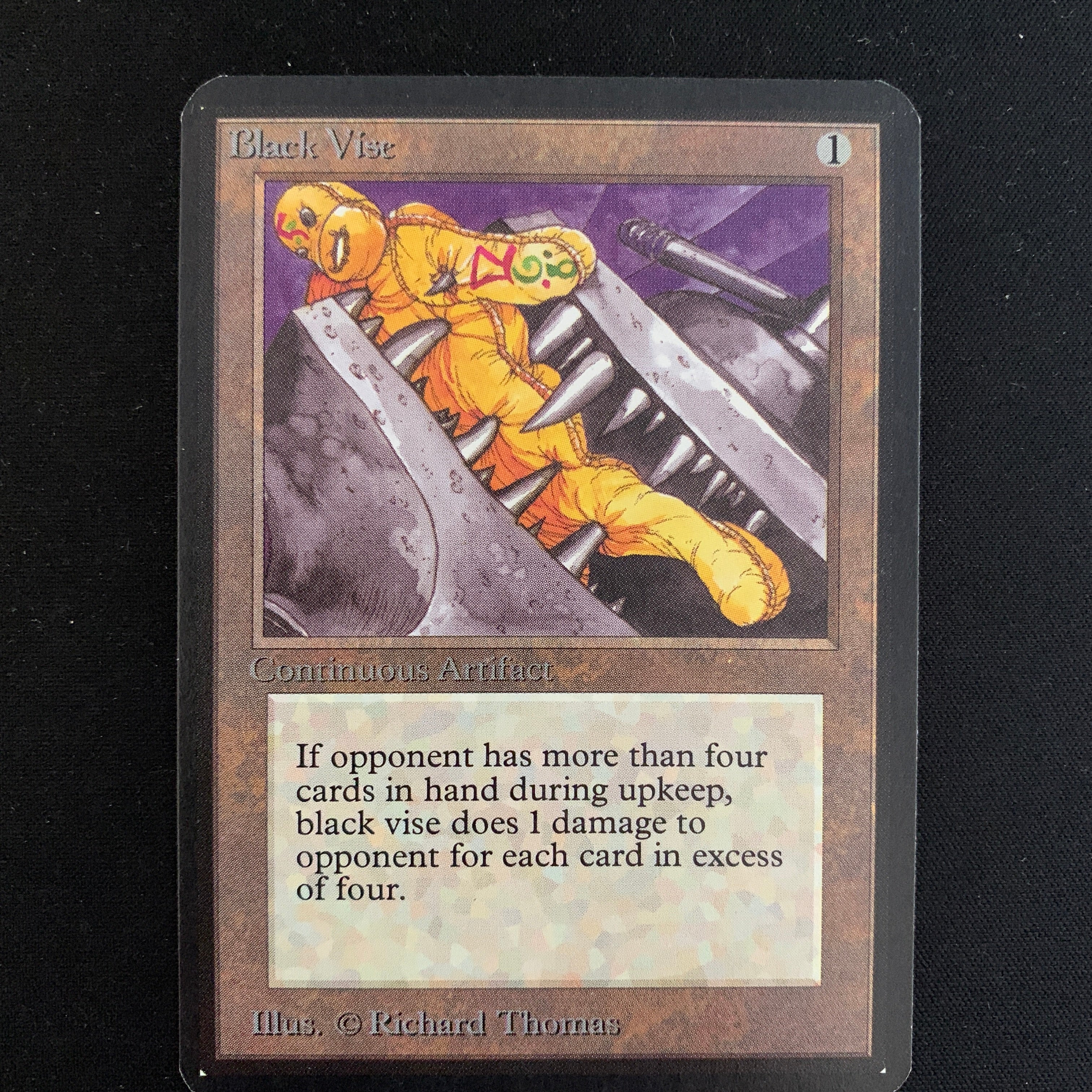 MTG Singles - Black Vise - Alpha - 