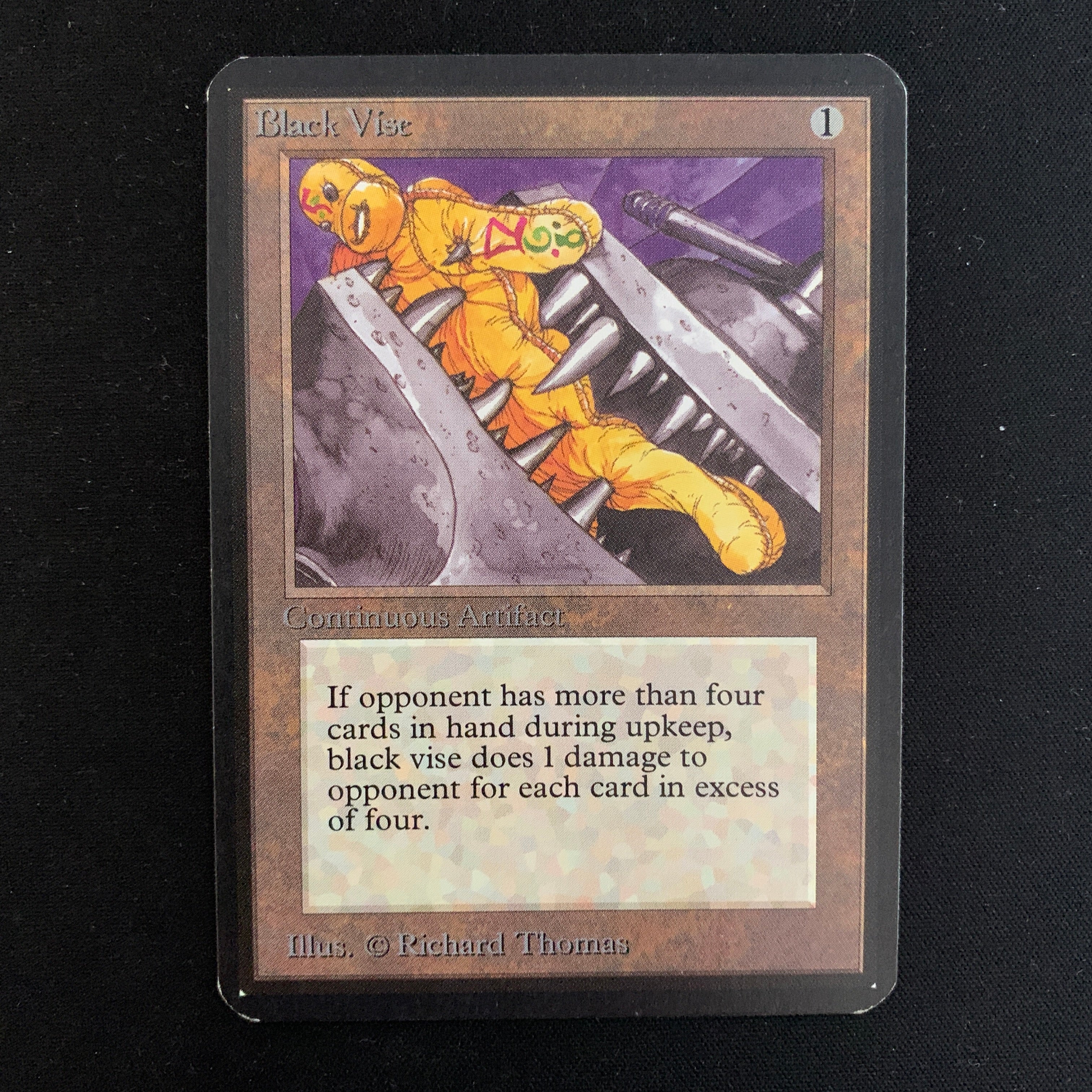 MTG Singles - Black Vise - Alpha - 