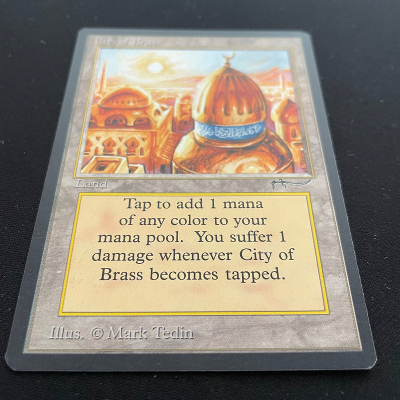 Magic the Gathering City of Brass - Arabian Nights 