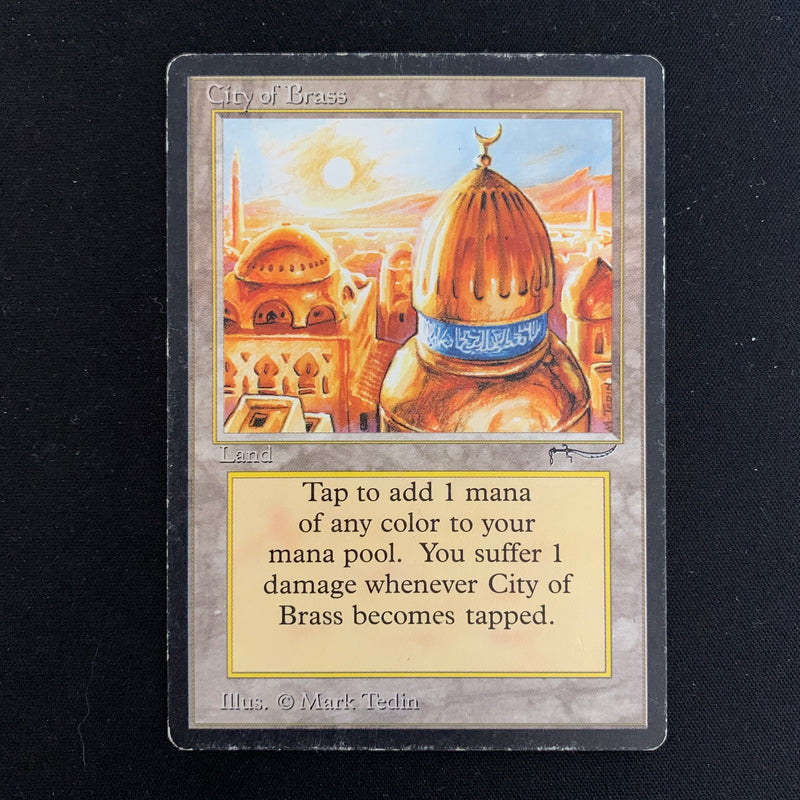 Magic the Gathering City of Brass - Arabian Nights 