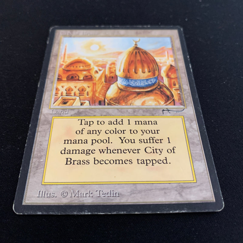 Magic the Gathering City of Brass - Arabian Nights 