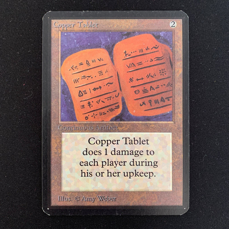 Magic the Gathering Copper Tablet - Alpha 