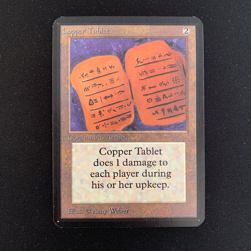 Magic the Gathering Copper Tablet - Alpha 