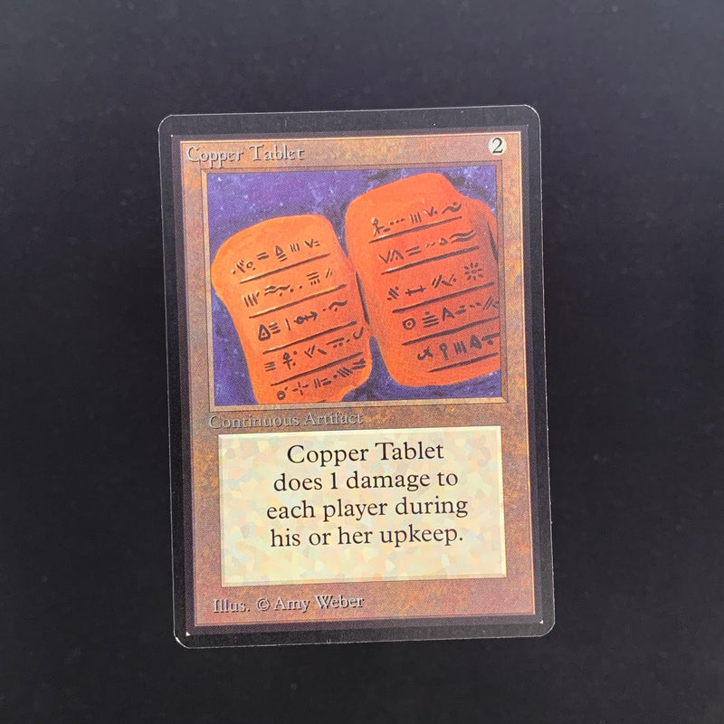 Magic the Gathering Copper Tablet - Beta 