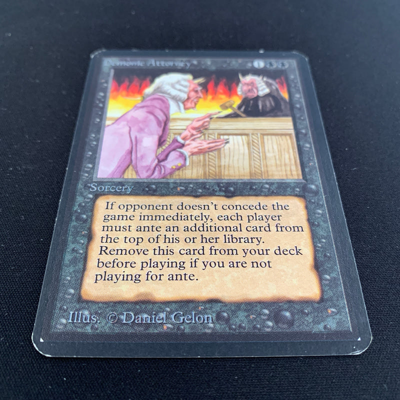 Magic the Gathering Demonic Attorney - Alpha 