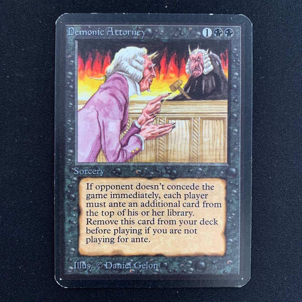 Magic the Gathering Demonic Attorney - Alpha 