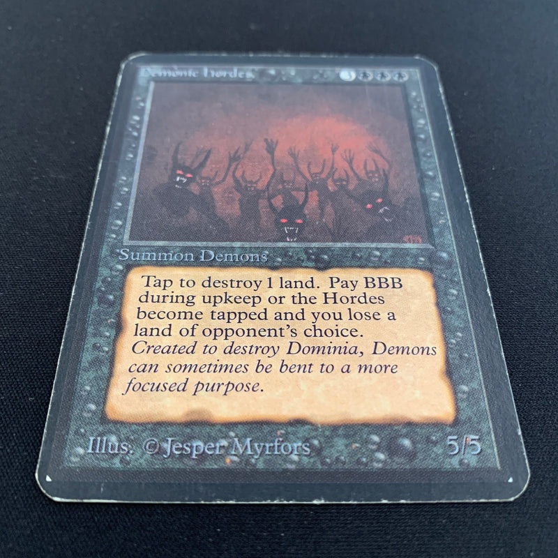 Magic the Gathering Demonic Hordes - Alpha 