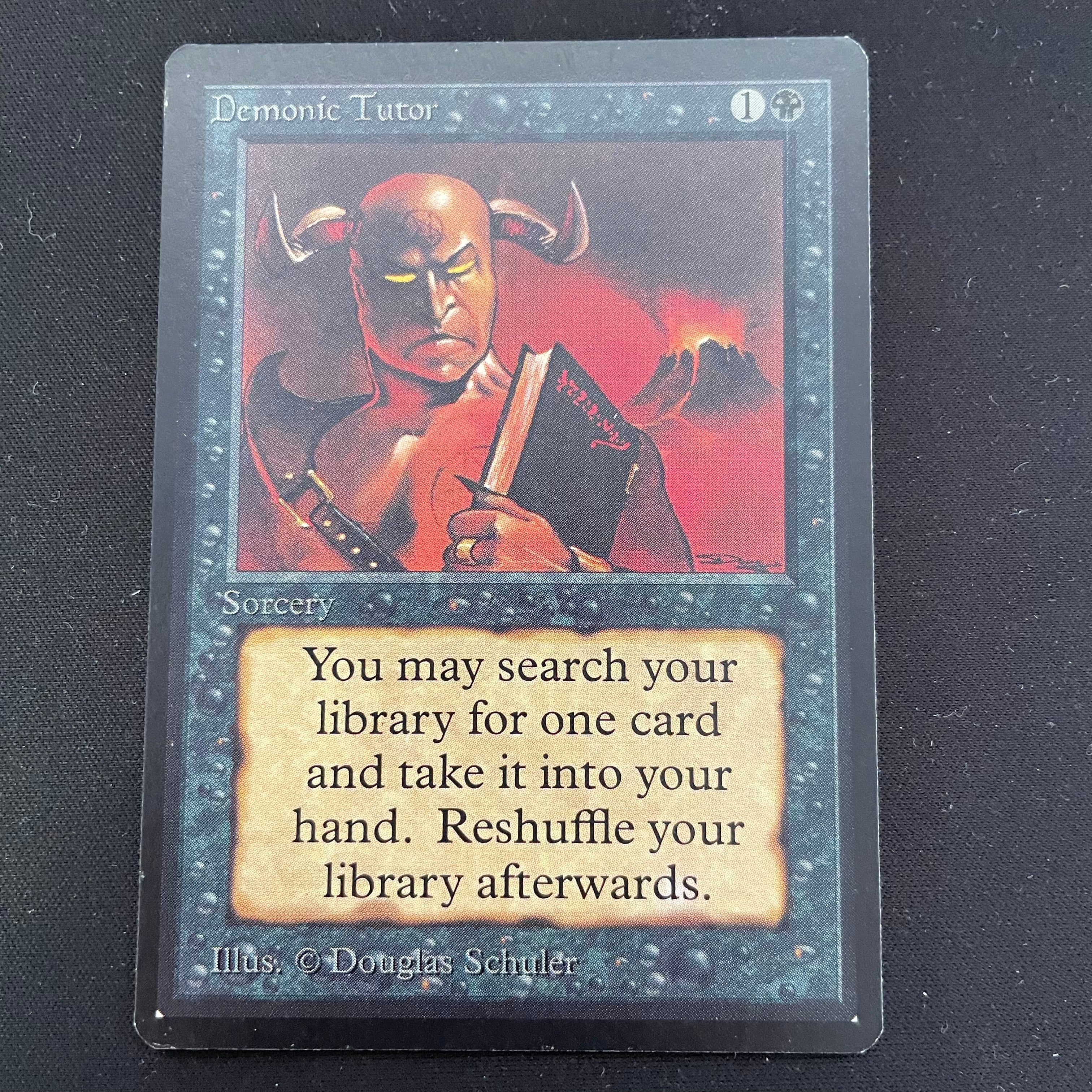 MTG Singles - Demonic Tutor - Beta - 