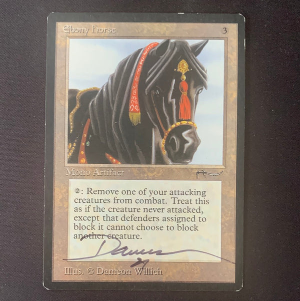 Magic the Gathering Ebony Horse - Arabian Nights 