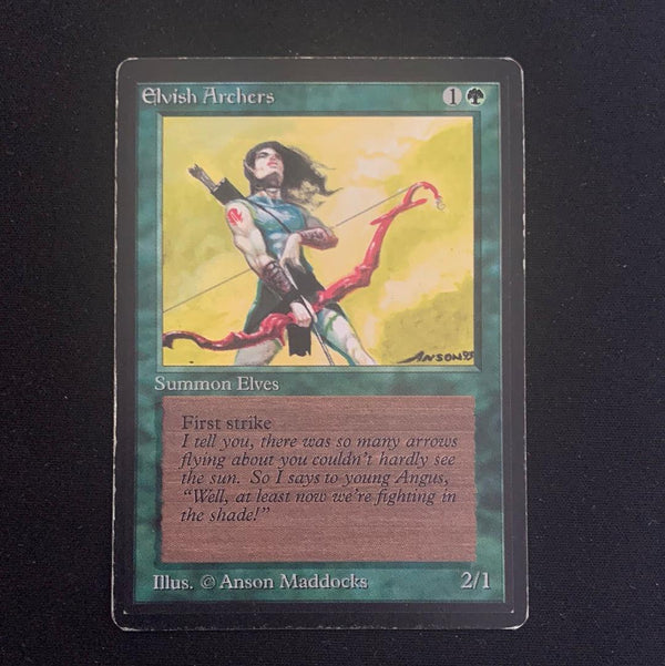 Magic the Gathering Elvish Archers - Beta 