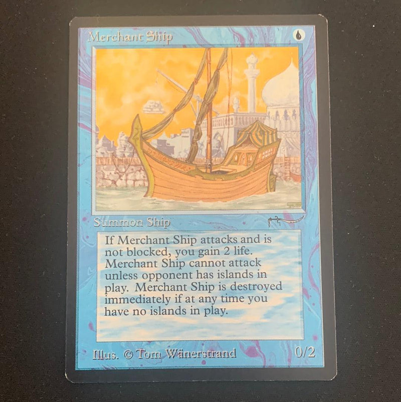 Magic the Gathering Merchant Ship - Arabian Nights 