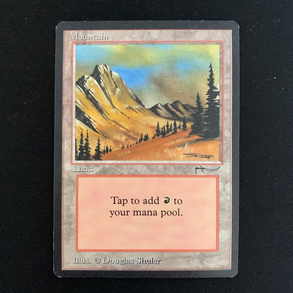 Magic the Gathering Mountain - Arabian Nights 