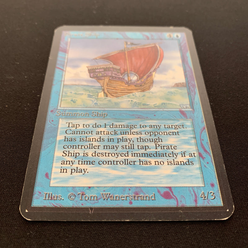 Magic the Gathering Pirate Ship - Alpha 