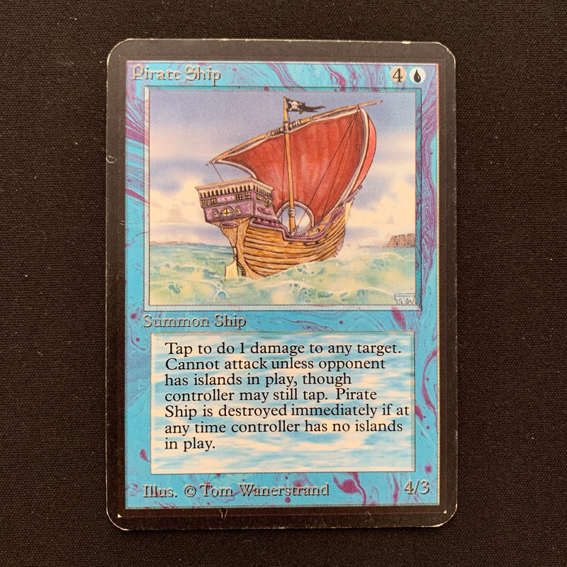 Magic the Gathering Pirate Ship - Alpha 